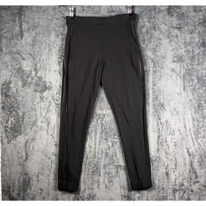 SPANX Ponte Leggings Women Size Medium Black Pull On Slim Work Pants Shaping